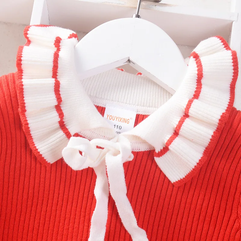 Платье-свитер для девочек Новинка 2019 года сезон осень-зима детская одежда |