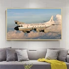 Современная картина самолёт, Абстрактная Картина на холсте, для гостиной, домашний декор