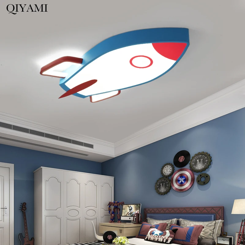 Самолет дистанционное управление затемнение лампы для детской спальни кабинет