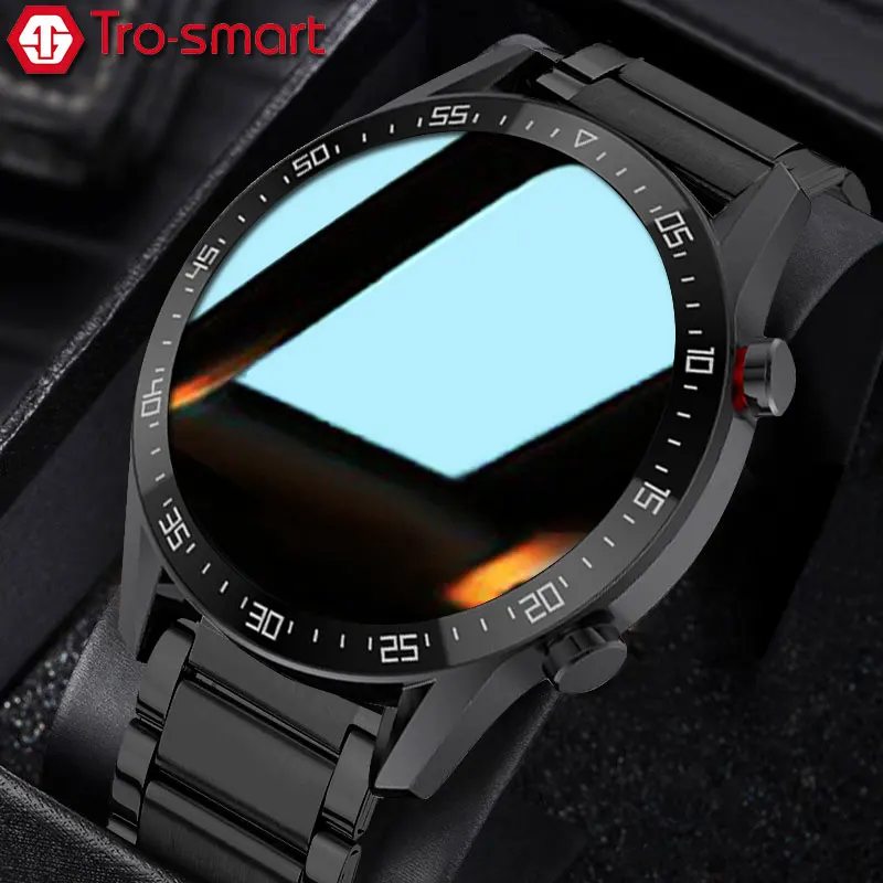 Мужские Смарт часы с набором вызовов мужские электронные смарт для Android IOS фитнес