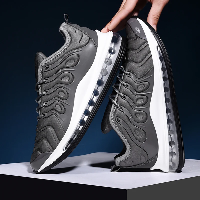 Кроссовки мужские легкие дышащие воздушная подушка удобная повседневная