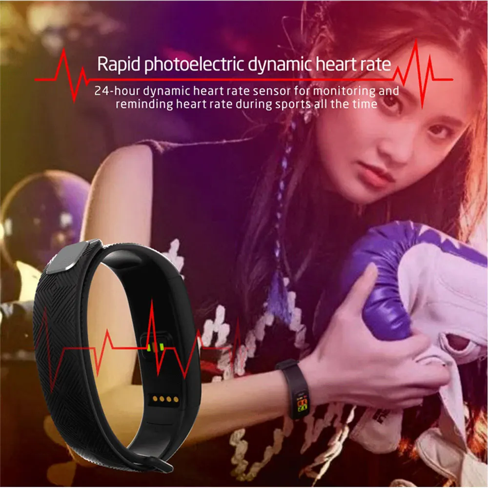 Новый смарт-браслет GPS браслет IP68 100 м Водонепроницаемый монитор сердечного ритма