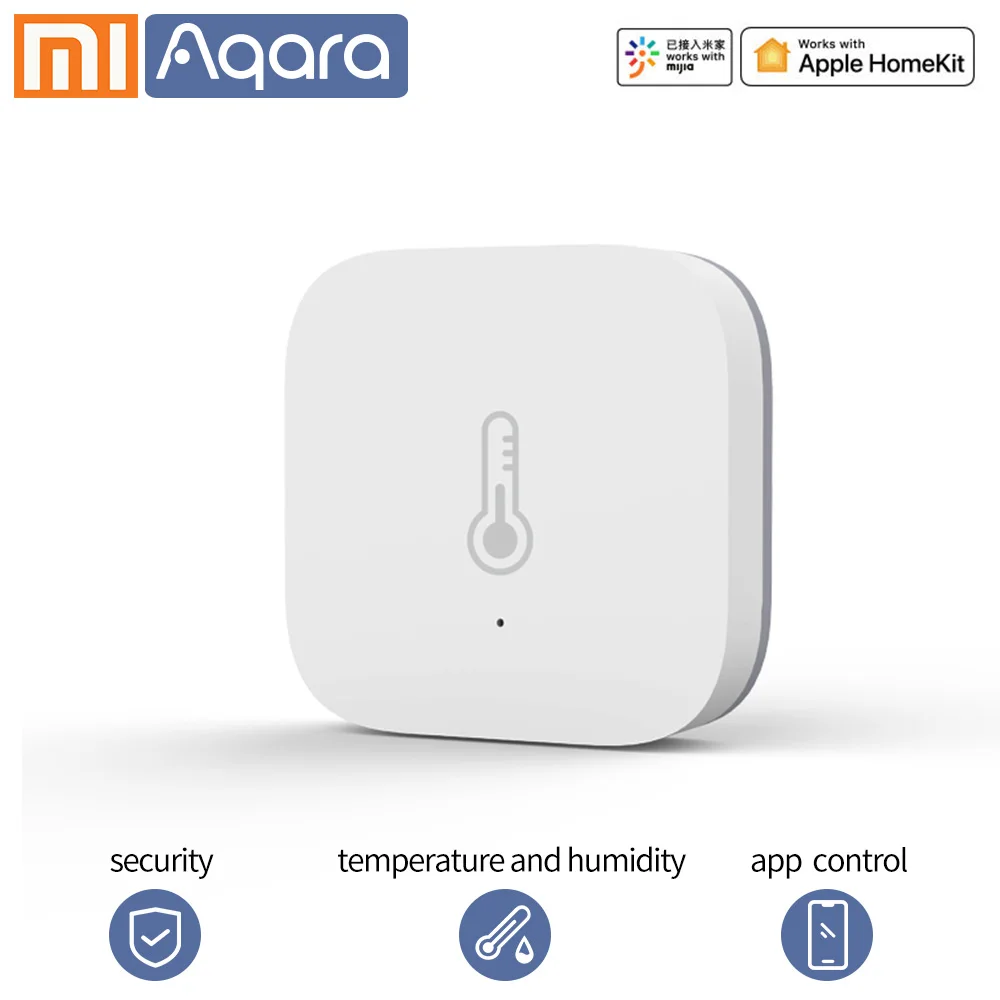 Aqara Смарт Температура Сенсор Wi-Fi терморегулятор воздуха Давление Температура влажности Датчик ZigBee приложение для Xiaomi Smart home Сенсор