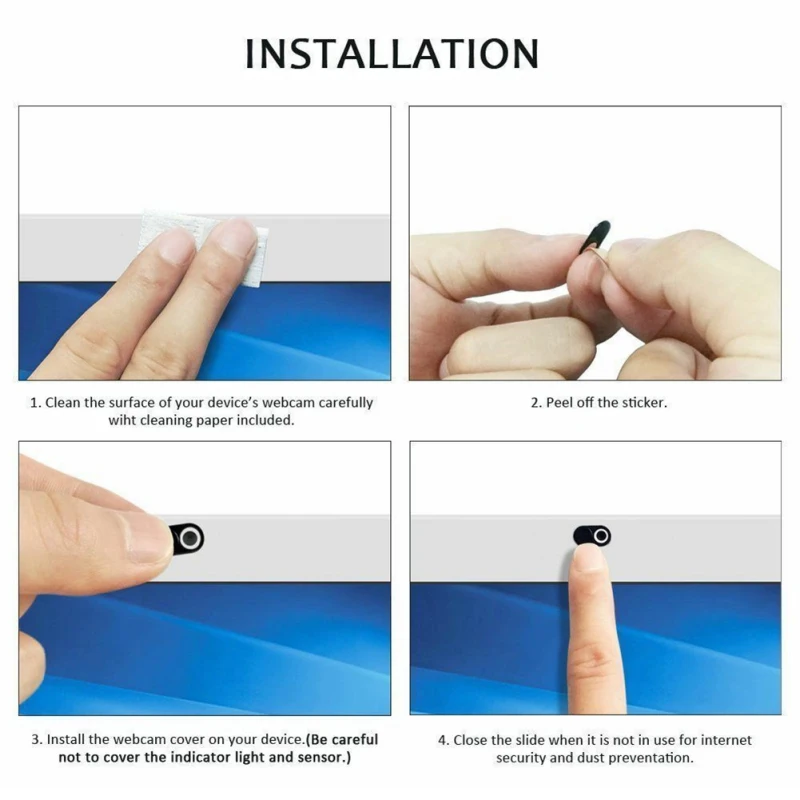 Оптовая продажа крышка затвора веб камеры магнитный слайдер пластиковая камера