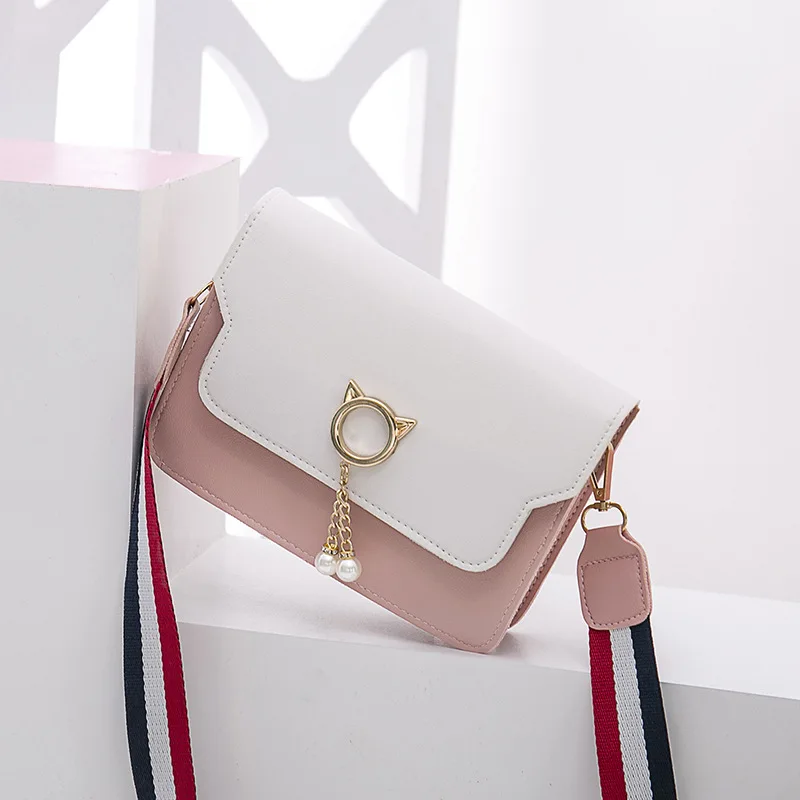 Новинка 2021 Высококачественная женская сумка через плечо из искусственной кожи