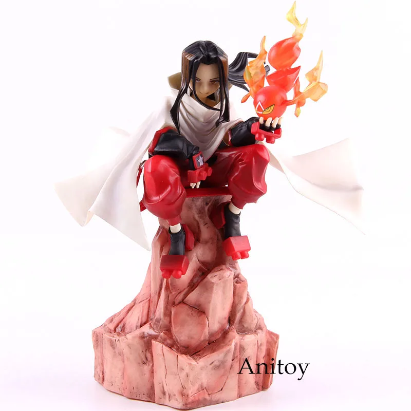 no colorful box Аниме мультфильм шаман король Хао Асакура 1/8 Масштаб ПВХ фигурка Коллекционная модель игрушки - Цвет: no colorful box