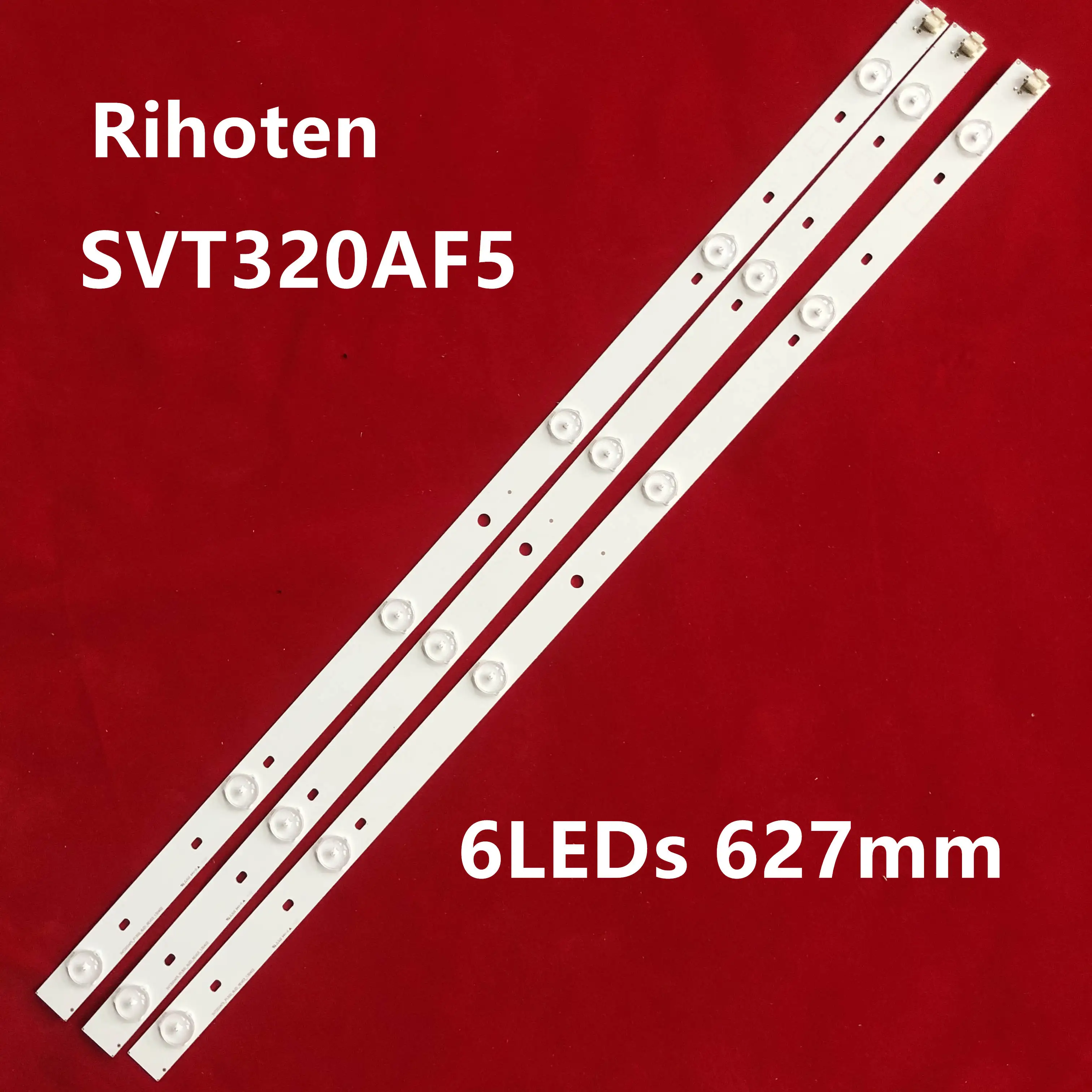Комплект 3 шт. 6 светодиодов 627 мм Светодиодная подсветка для Toshiba 32 &quotTV SVT320AF5 32P1300