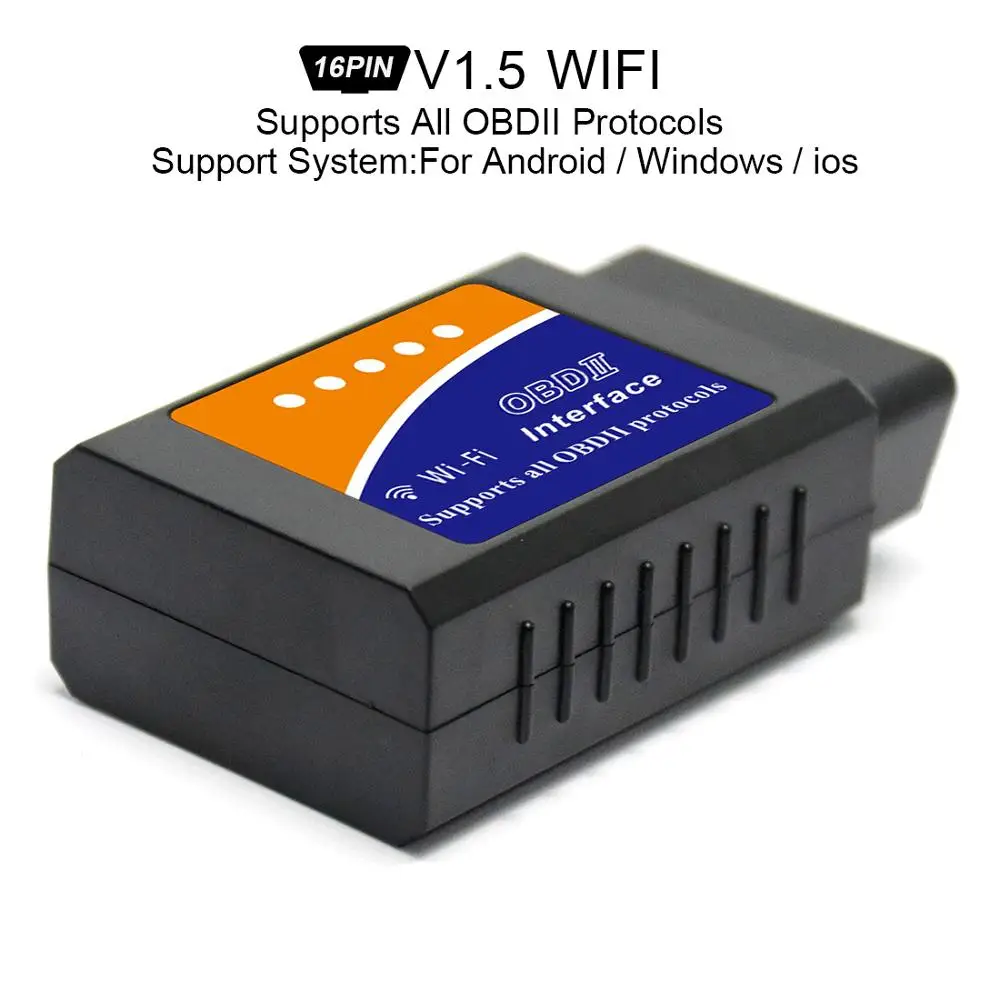 ELM327 V1.5 Супер Мини WiFi сканер беспроводной Авто Интерфейс считыватель кодов