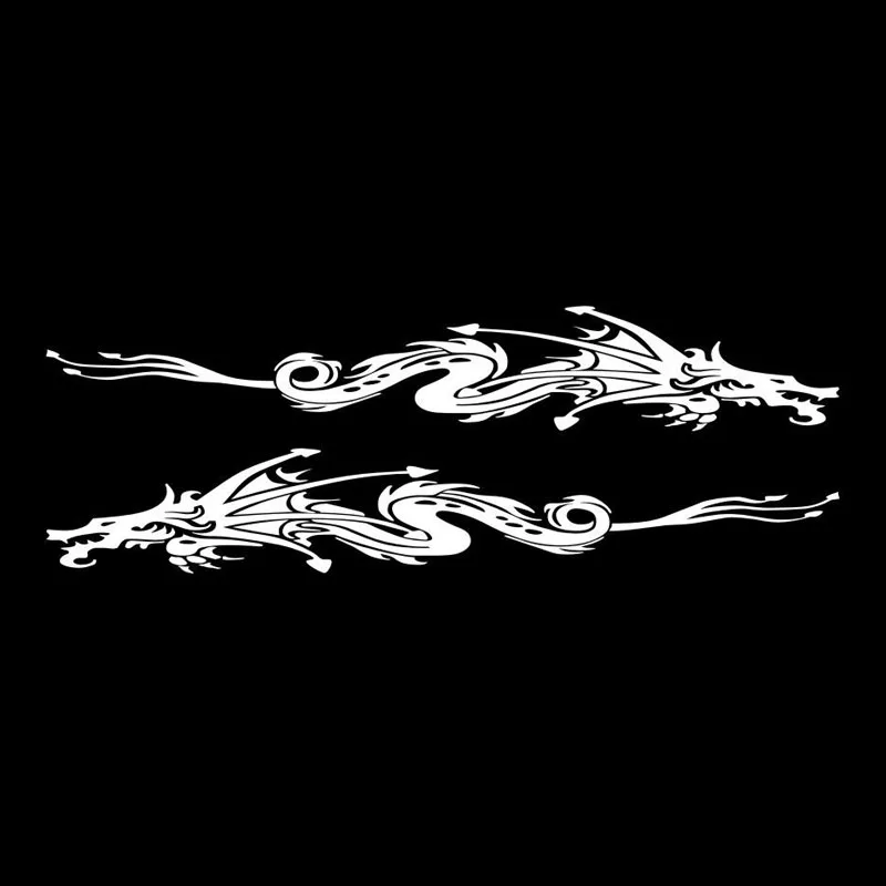

Car Creative Dragon-shaped Pvc Personality Car Sticker, Cool Car Shape Door Left and Right Decals, ZWW0196,27cm*4.4cm