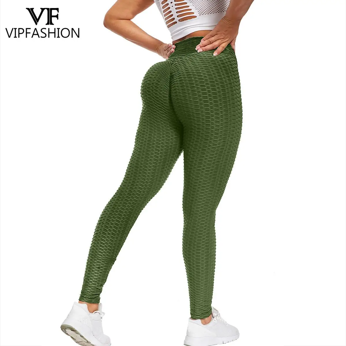 

VIP FASHION Bubble Butt Push Up Fitness Sexy Bodybuilding Jeggings Women Pants High Waist Legins Workout Plus Size Leggins