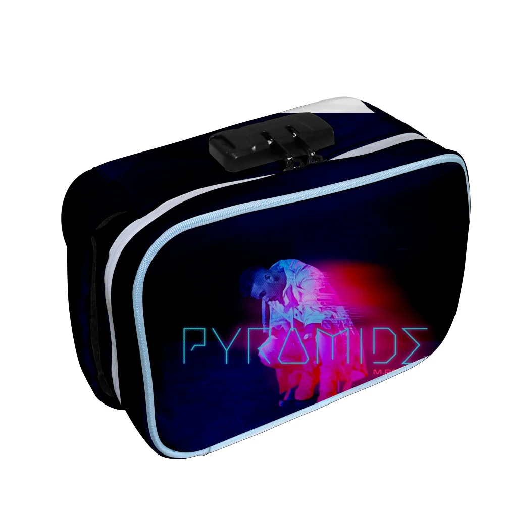 

Fashion M.Pokora Oxford cloth 3D printing Deodorant Tobacco Bag Storage Bag Cosmetic Bag Kawaii