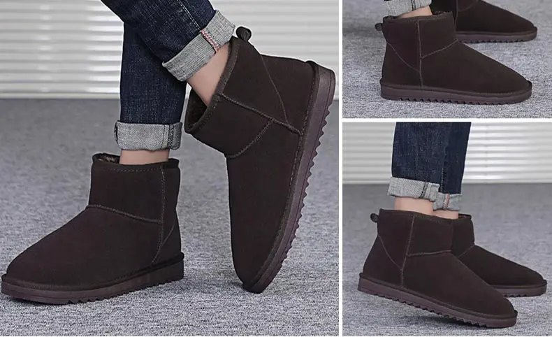 Мужские зимние ботинки; Botas De Nieve Bota Neve; зимние ботинки; Kar Botu Botines Hombre; Мужская обувь; ботинки с высоким берцем; ботильоны унисекс