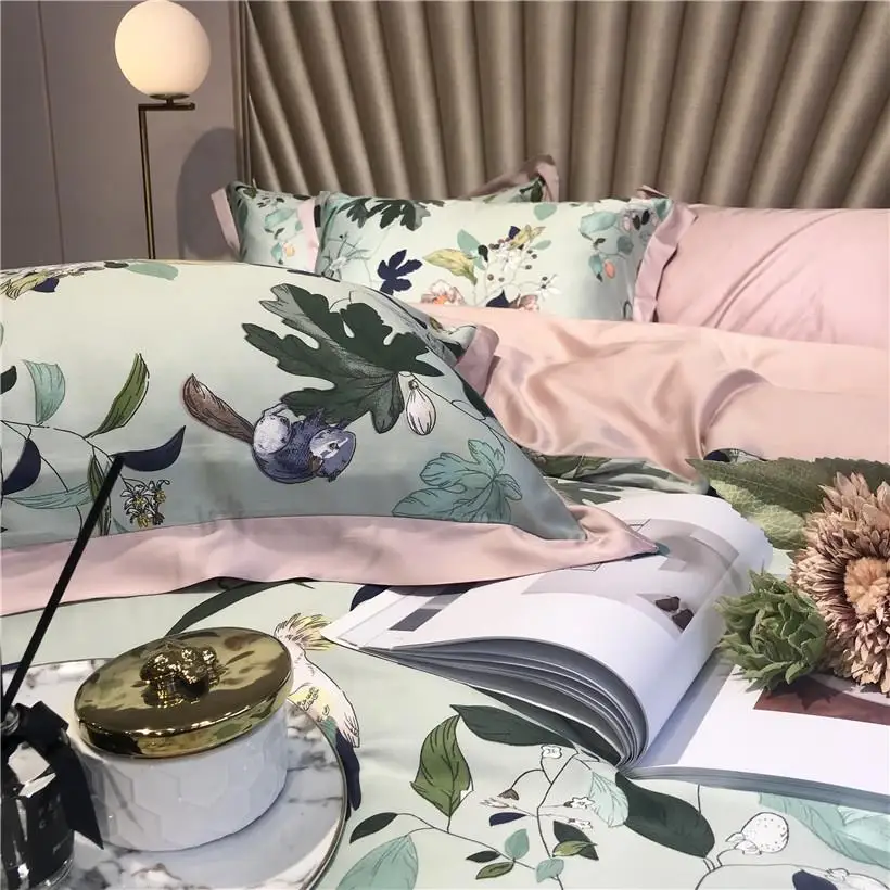 43 двуспальная простыня с пододеяльником комплект постельного белья роскошный