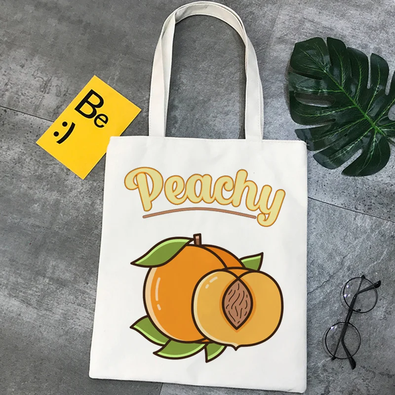 

Peach shopping bag shopping shopper grocery jute bag bolsa bag string fabric cloth custom