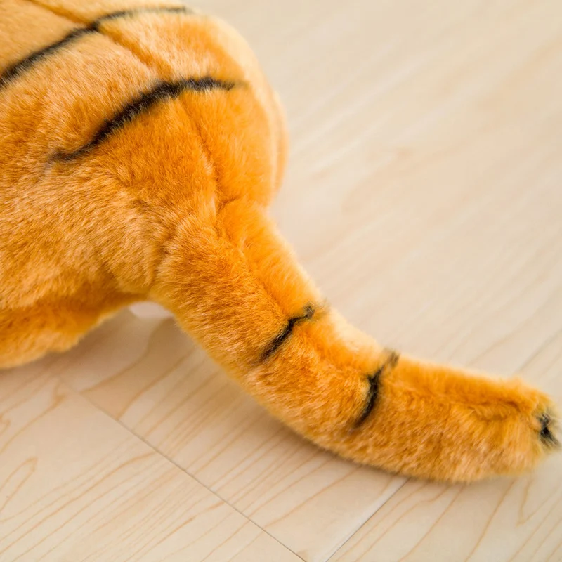 

1PCS 30/38cm Simulation White Yellow Tigers Plush Toy Kawaii Plush Stuffed Animal Kids Toy Christmas Gift