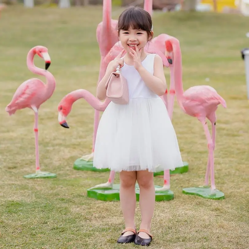 Детское платье для девочек летняя одежда с кружевной пачкой крещения 2020 модные