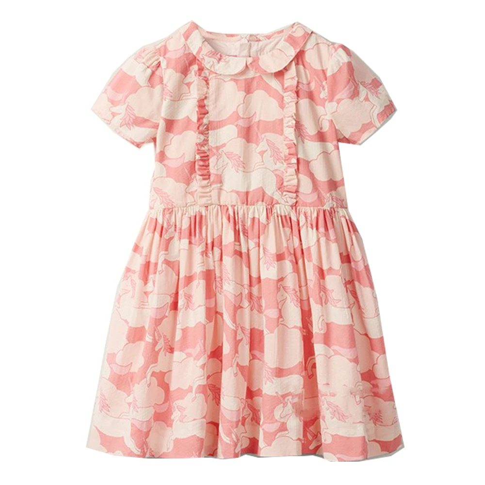 Вечерние платья для девочек платье принцессы с аппликацией в виде животных детей