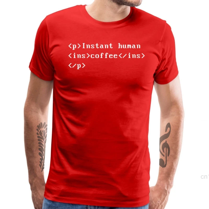Мужские футболки с надписью Geek Coffee Code Забавные топы из хлопчатобумажной ткани