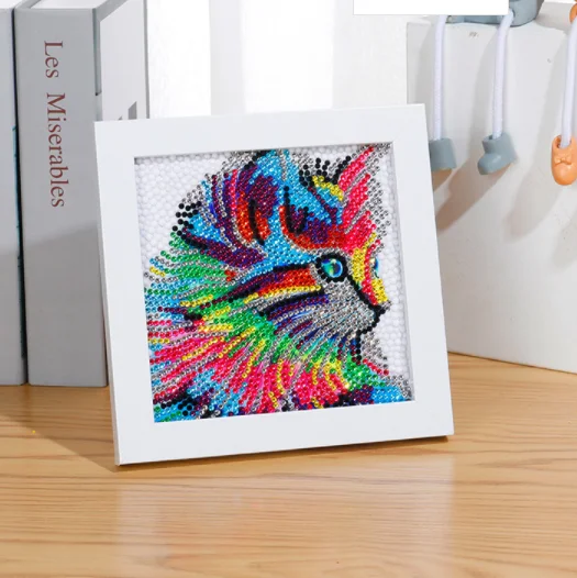 Бесплатная доставка в коробке Детская Алмазная картина подарок ученикам ручная