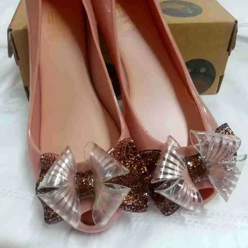 

Big Girl Jelly Shoes 2020 New Girl Bow-tie Waterproof Non-slip Beach Shoes Kids Sandals