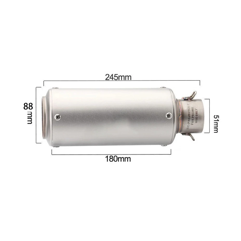 Выхлопная труба для мотоцикла от 36 мм до 51 нержавеющая сталь HONDA cb 500x 600f cbr 125r 250r 300r