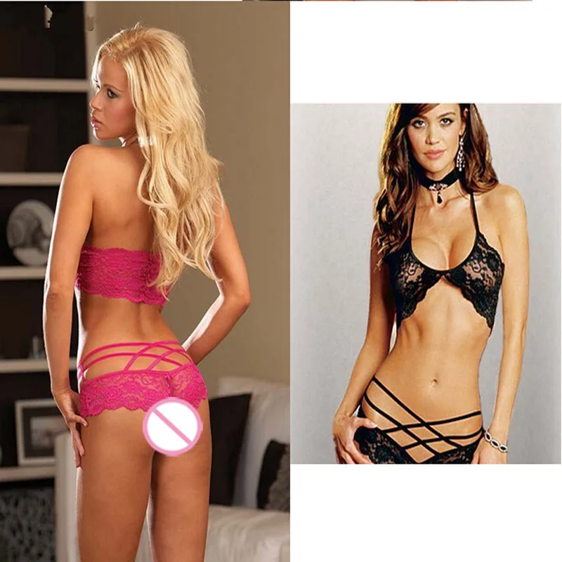 Nuisette сексуальное неоновое женское нижнее белье кружевное черное красное H082