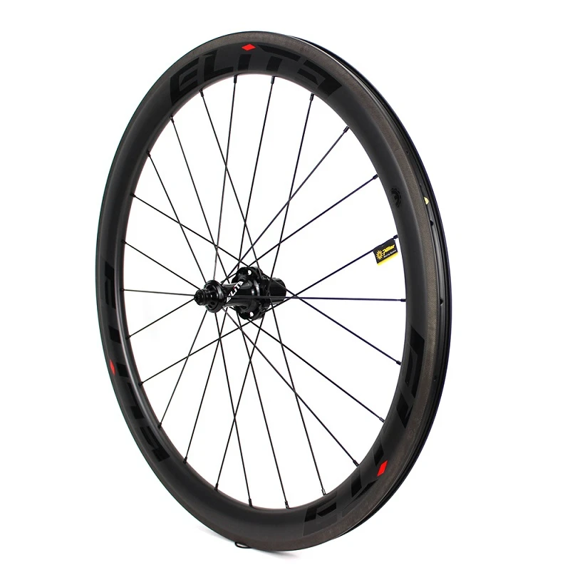 Колеса ELITEWHEELS 700C Углеродные колеса A2 AERO тормозная поверхность трубчатый клинчер