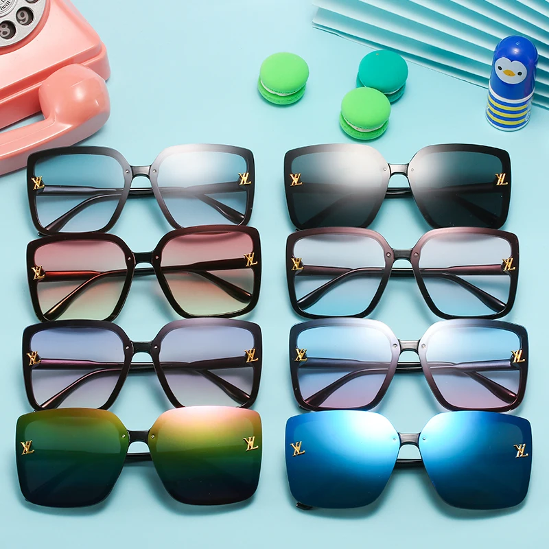 

Square Kids Sunglasses Girls Boys Mirror Children Sun Glasses Vintage Oversized Classic Personality Eyewear Kid Oculos UV400