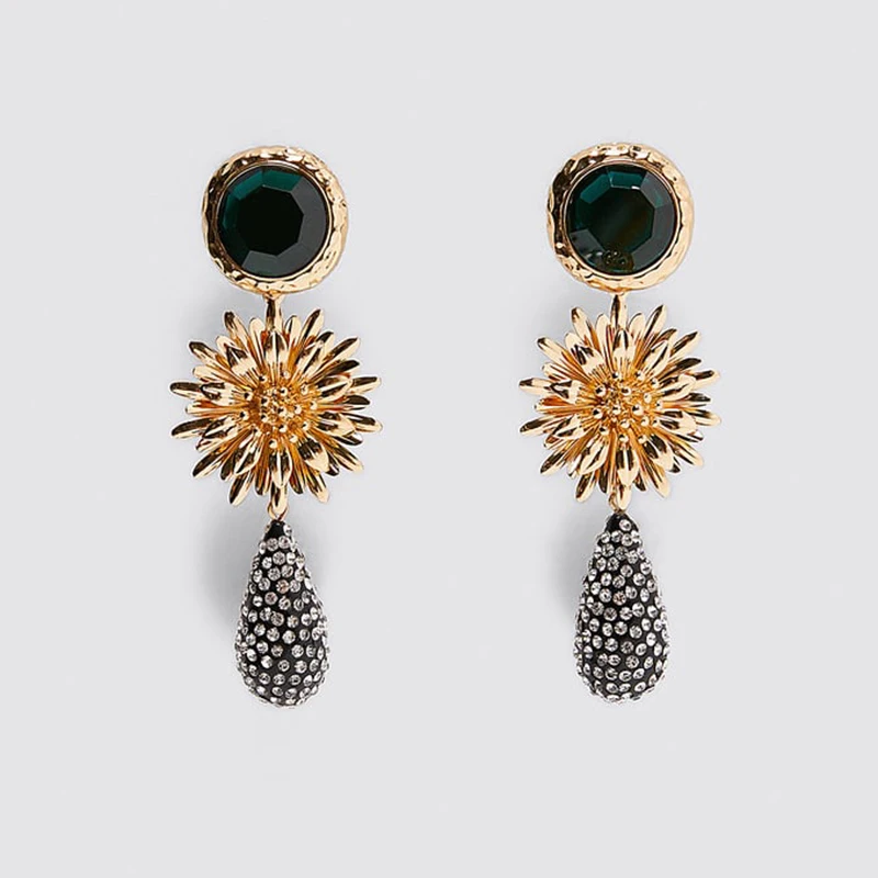 Женские акриловые серьги подвески ZA висячие геометрической формы в Корейском