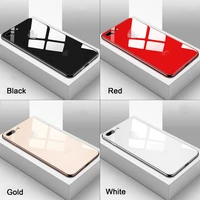 luxury mirror tempered glass phone case for iphone 11pro max xs max xr 6 7 8 plus plating mirror glossy protection cover