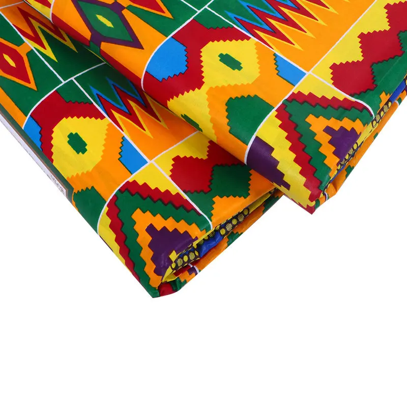2019 цветная печать 100% хлопок Kente Гана (Африка) Высокое качество Анкара настоящий
