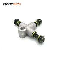 10mm hydraulic brake hose pipe tee coupling fitting connector for chinese atv quad bike go kart buggy utv scooter