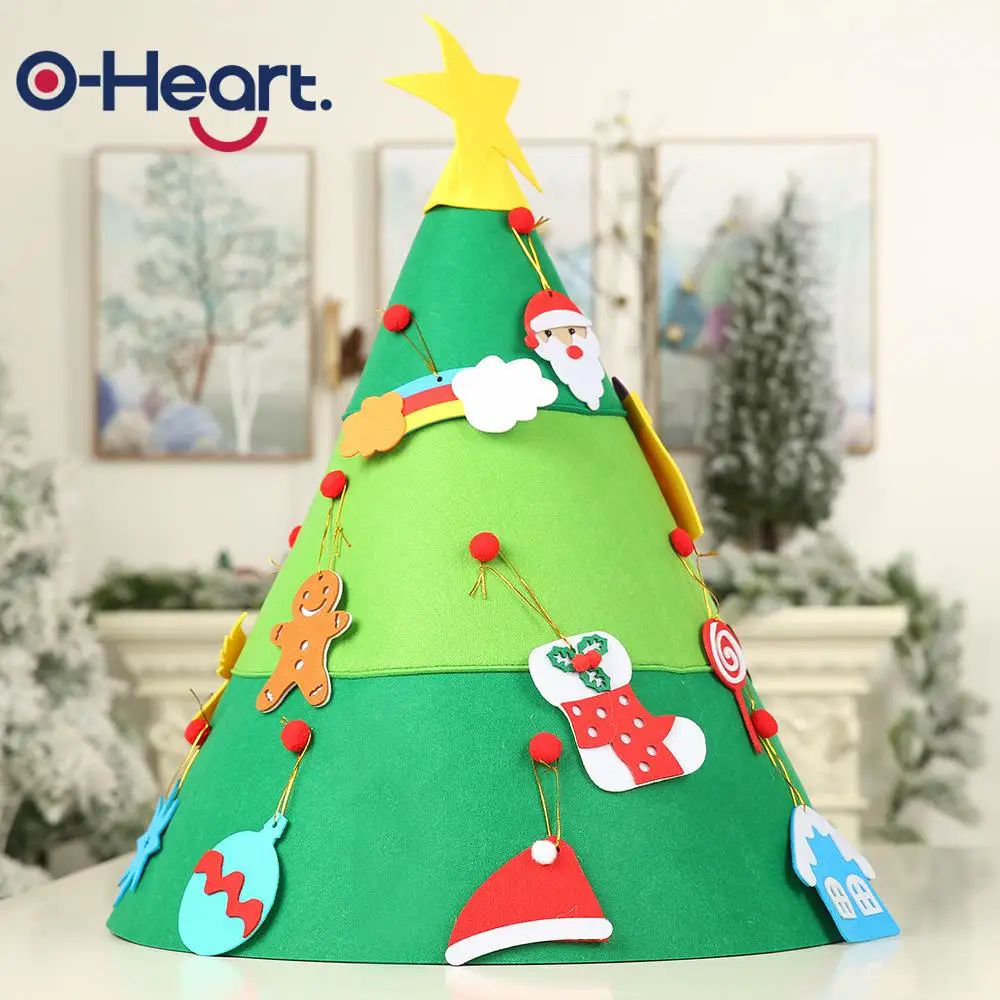 OHEART 3D сделай сам рождественская елка поддельная Рождественская для малышей