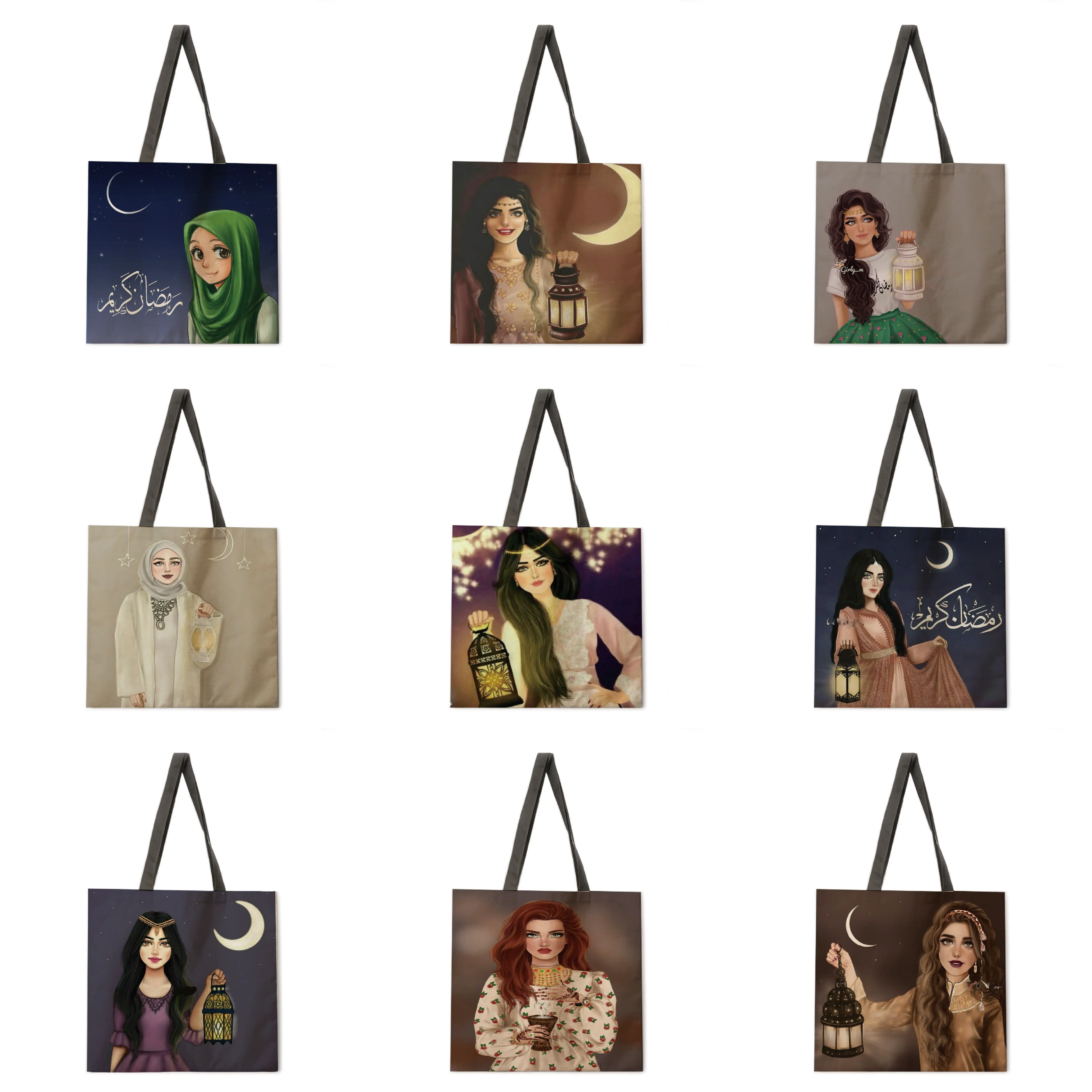 Женская Повседневная Сумка тоут Рамадан праздничный женская сумка на плечо