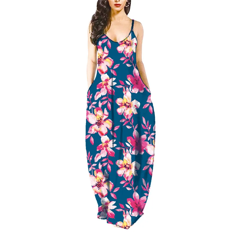 

Vintage Casual Sundress Female Beach Dress Button Backless Polka Dot Striped Women Dress Summer 2021 Boho Sexy Floral Dress
