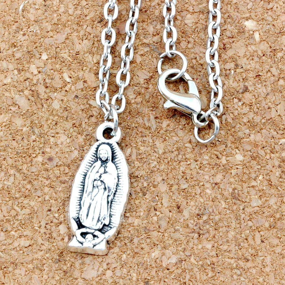 2 шт./лот Дева Мария подвеска из сплава ожерелья ювелирные изделия сделай сам 23 6