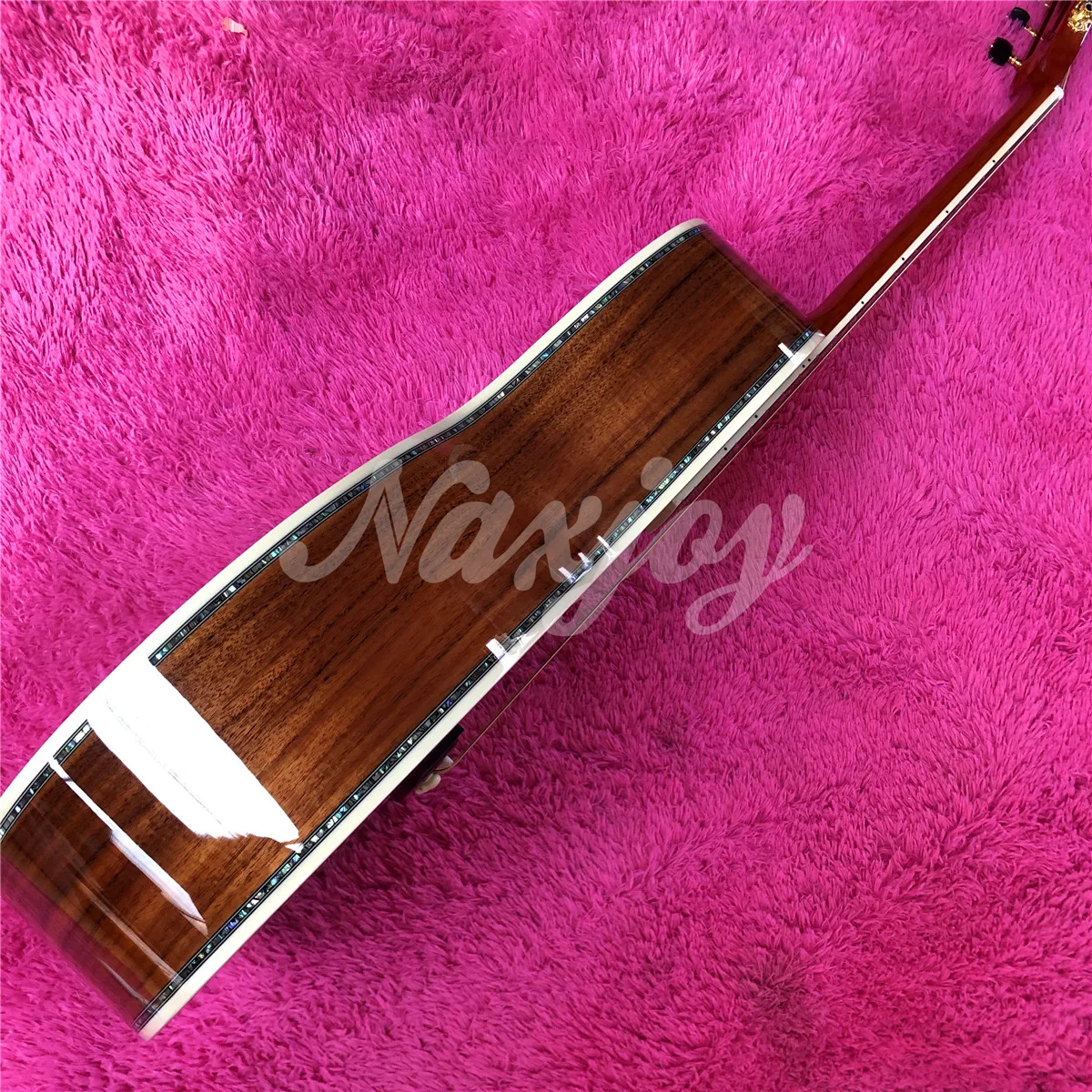 Настоящая Акустическая гитара в стиле Абалон полностью из дерева КоА 39 дюймов 000