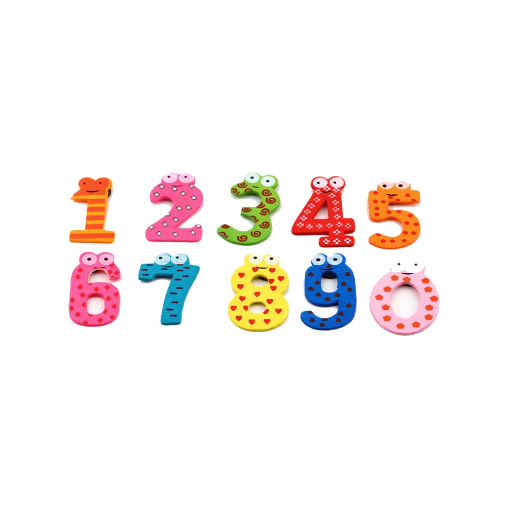 Новый 10 шт./компл. деревянный стильная футболка с изображением персонажей