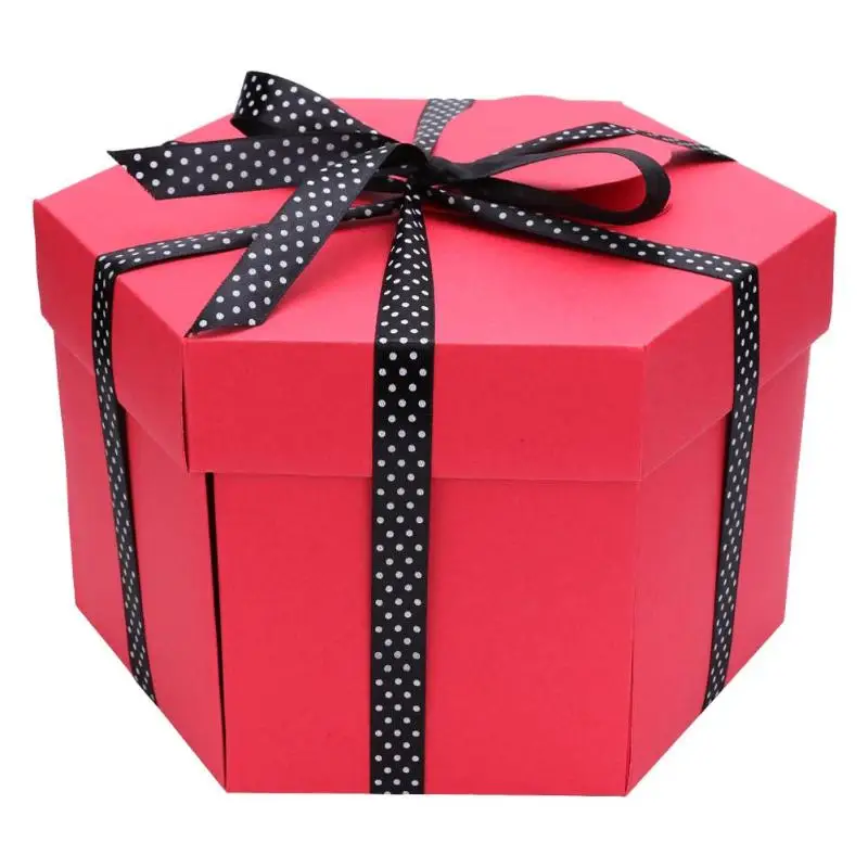 Сюрприз шестиугольные взрывающиеся коробки ручной работы Альбом Подарки на день