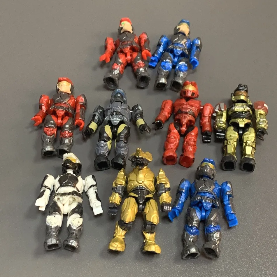 Фигурки гало Consturux Mega Bloks UNSC Спартанские воины морской элитер мастер Чиф