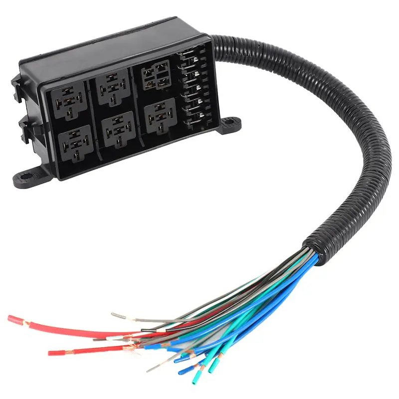 12-Slot предохранитель реле коробка комплект 6 для K ATC/плавкие предохранители ATO