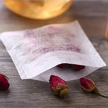 Экологический натуральный складной чайный пакетик из кукурузного волокна, PLA, фильтры для чая, травяные чайные фильтры, 100 шт./лот