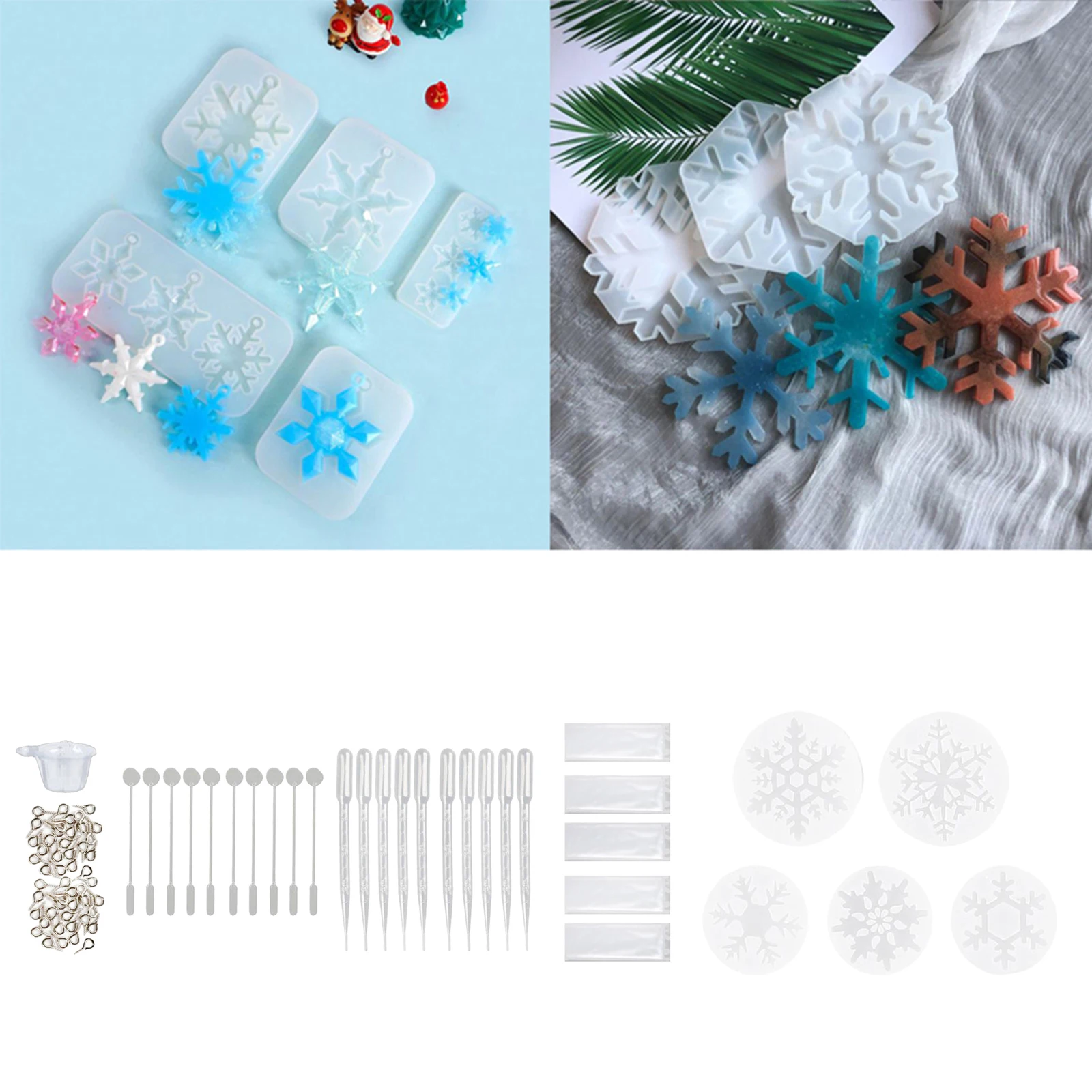 

Resin Casting Molds Silicone Molds with Tool for DIY Jewelry Craft Making Mould
