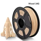 Нить для 3D-принтера AW WOOD PLA, 1 кг, 1,75 мм, допустимое отклонение в диаметре текстуры +-0,02 мм, 100%, без пузырьков, экологически чистый материал для 3D-печати