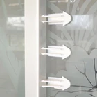 3 шт.лот Бесплатная доставка передвижные раздвижные двериокна замки для безопасности детей раздвижные дверные замки для безопасности детей