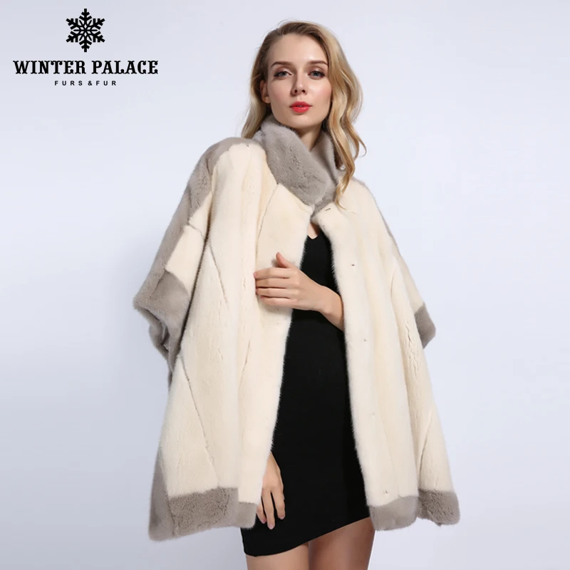ЗИМНИЙ ДВОРЕЦ 2019 Мода Зимняя норковая шуба из импортного бархата сорта