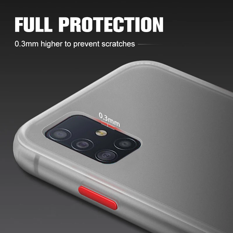Frame Matte Case For samsung Galaxy a51 a71 a10 a30 a40 a50 a70 a30s a50s s20 Ultra s10 s8 s9 note 10 plus silicone Bumper Cover | Мобильные