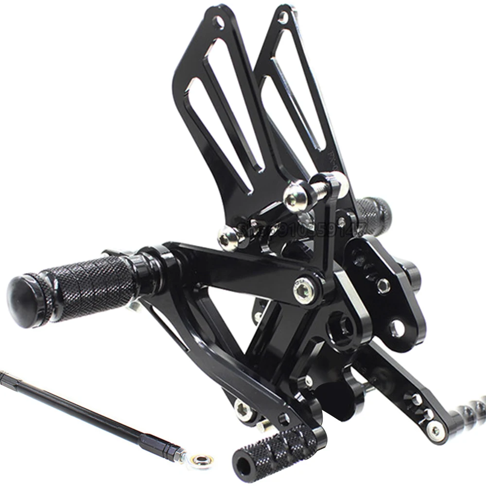Мотоциклетные Регулируемые подножки для Kawasaki ZX9R 1999-2003 ZZR600 2005-2008 Ninja ZX6R ZX636 1999-2002 2000