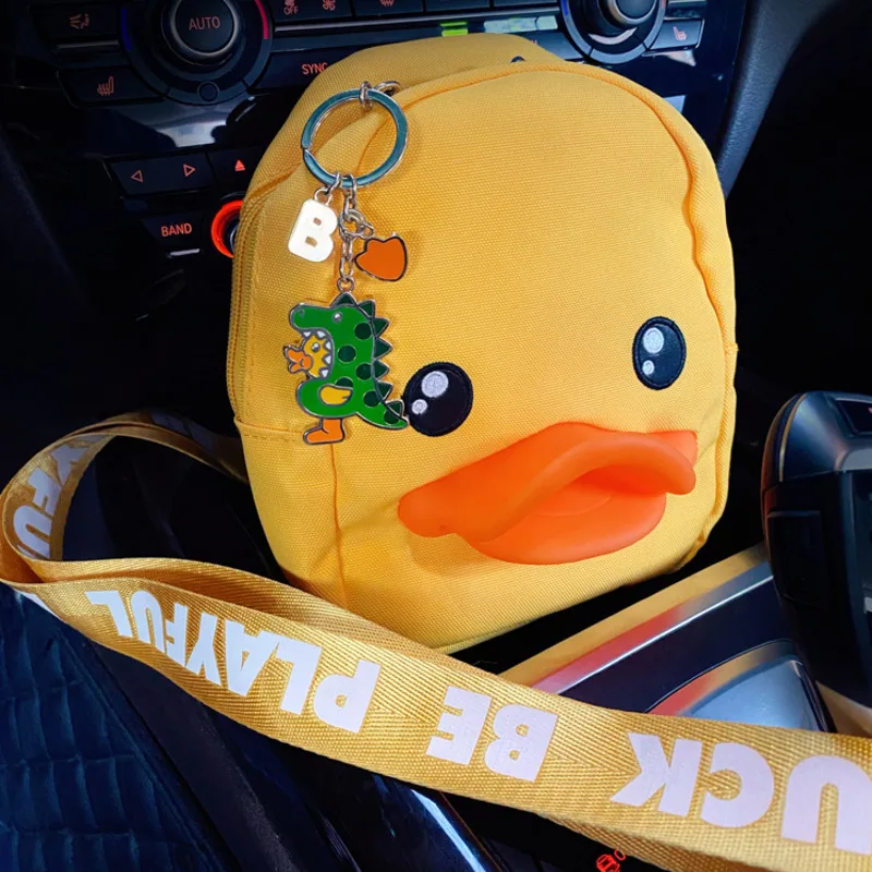 

Cartoon Yellow Duck Keychain Enamel Metal Pendante Cute Bag Car Key Ring Jewelry Lanyard Men Women Couple Exquisite Gift Kawaii