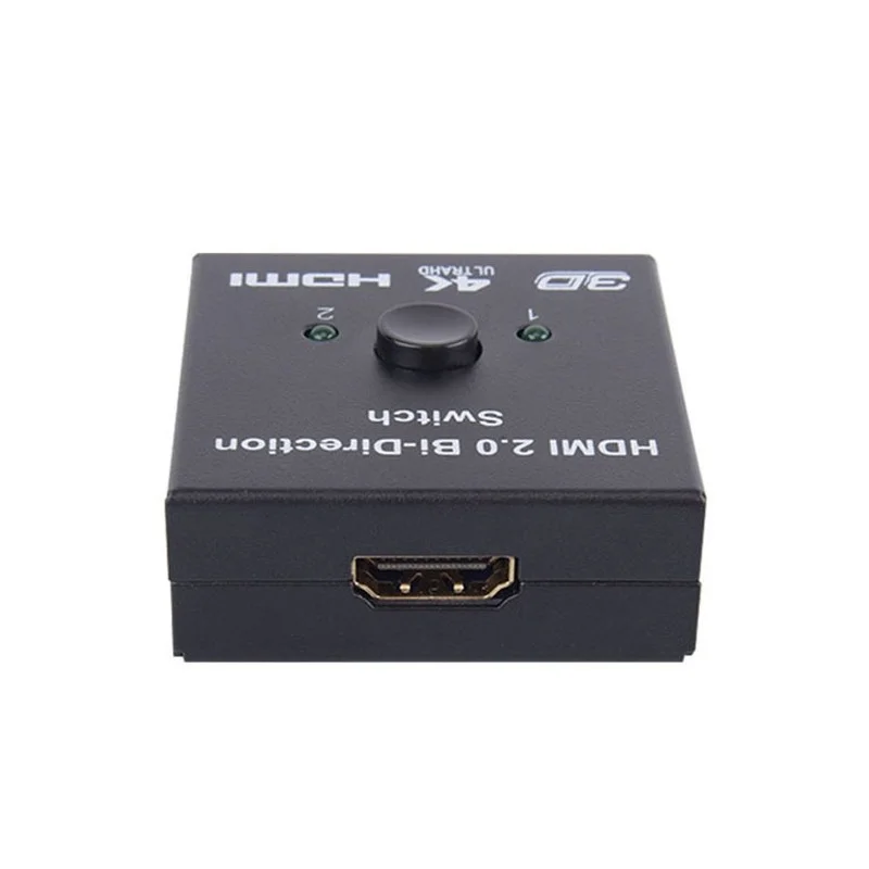 Переключатель HDMI UHD 2 порта двунаправленный ручной переключатель AB порты HDCP Sup 4K FHD